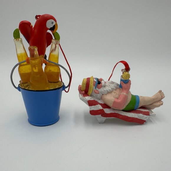 7 Midwest of Cannon Falls & Stouffer Ornaments / Florida Christmas Flamingos - Picture 6 of 12